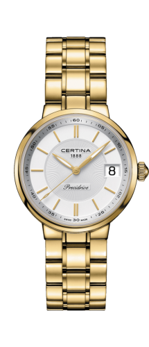 Certina DS Stella Yellow Gold / Silver / Bracelet C031.210.33.031.00
