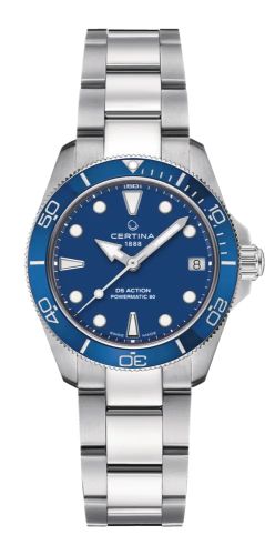 Certina DS Action Lady 34.5 Stainless Steel / Blue C032.007.11.041.00