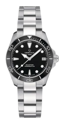 Certina DS Action Lady 34.5 Stainless Steel / Black C032.007.11.051.00