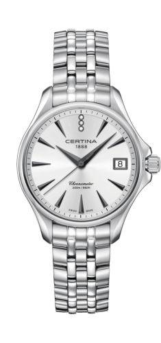 Certina DS Action Diamonds 33.8 Stainless Steel / Silver C032.051.11.036.00