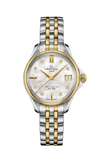 Certina DS Action 34.5 Powermatic Stainless Steel - Yelllow Gold / MOP C032.207.22.116.00