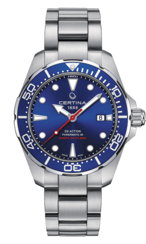 Certina DS Action Diver Powermatic 80 Stainless Steel / Blue / Bracelet C032.407.11.041.00