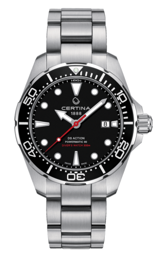 Certina DS Action Diver Powermatic 80 Stainless Steel / Black / Bracelet C032.407.11.051.00