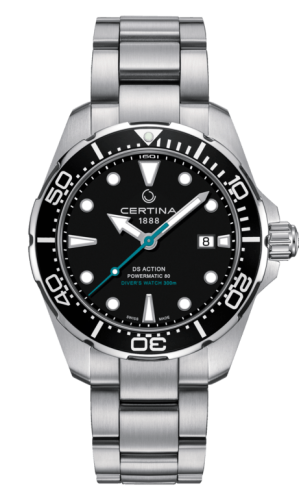 Certina DS Action Diver Powermatic 80 Stainless Steel / Black / Bracelet / Sea Turtle Conservancy C032.407.11.051.10