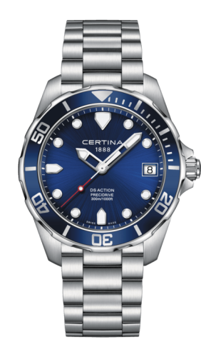 Certina DS Action Diver PreciDrive Stainless Steel / Blue / Bracelet C032.410.11.041.00