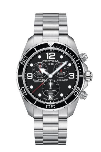 Certina DS Action Chronograph Stainless Steel / Black / Bracelet C032.434.11.057.00