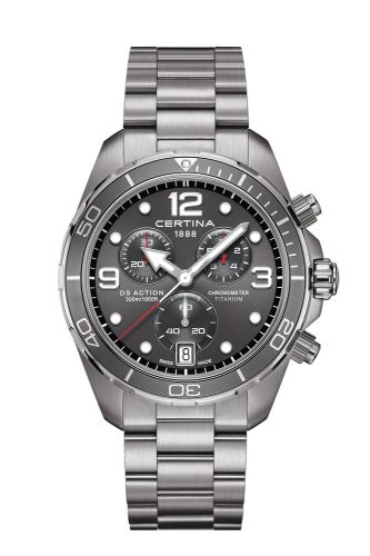 Certina DS Action Chronograph Titanium / Grey / Bracelet C032.434.44.087.00