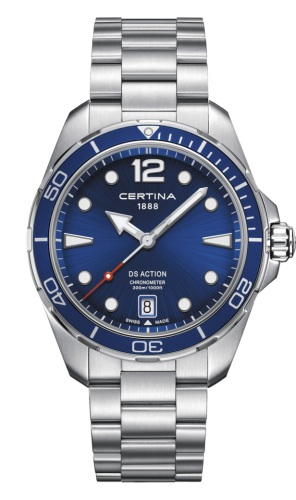 Certina DS Action 43 Quartz Stainless Steel / Blue C032.451.11.047.00