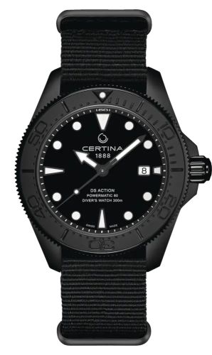 Certina DS Action Diver Powermatic 80 43 PVD / Black / Bracelet C032.607.38.051.00