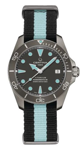 Certina DS Action Diver 38 Powermatic 80 Titanium / Grey / NATO C032.807.48.081.00