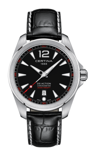 Certina DS Action 41 Quartz Stainless Steel / Black / Strap C032.851.16.057.01