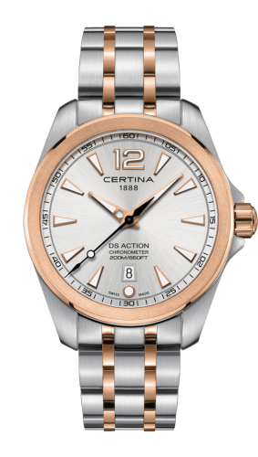 Certina DS Action 41 Quartz Two Tone / Silver C032.851.22.037.00