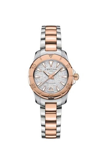 Certina DS Action Lady 29 Stainless Steel - Rose Gold / Silver C032.951.22.031.00