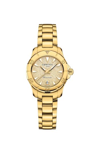 Certina DS Action Lady 29 Yellow Gold / Champagne C032.951.33.361.00