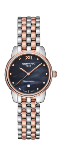 Certina DS-8 Lady Stainless Steel - Rose Gold / Black MOP / Bracelet C033.051.22.128.00