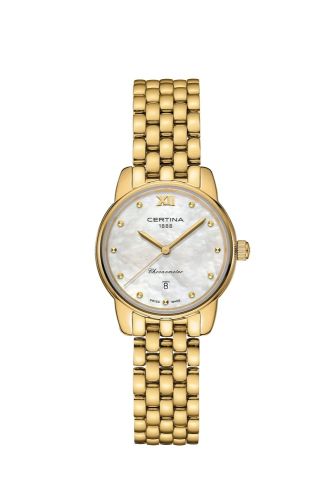 Certina DS-8 Lady Yellow Gold / MOP / Bracelet C033.051.33.118.00