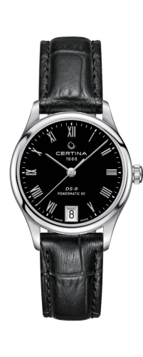 Certina DS-8 Powermatic 80 Lady Stainless Steel / Black / Strap C033.207.16.053.00