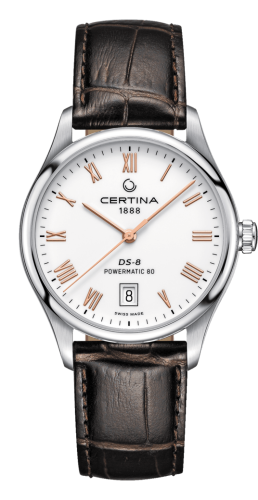 Certina DS-8 Powermatic Stainless Steel / White / Strap C033.407.16.013.00