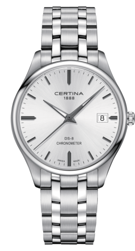 Certina DS-8 Chronometer Stainless Steel / Silver / Bracelet C033.451.11.031.00