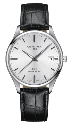 Certina DS-8 Chronometer Stainless Steel / Silver / Strap C033.451.16.031.00