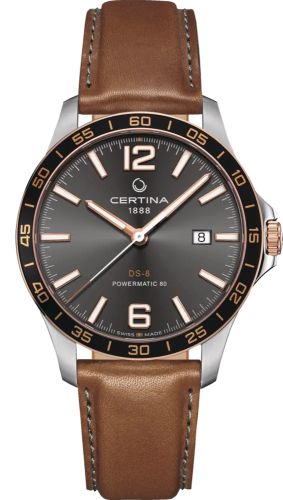 Certina DS-8 Powermatic Stainless Steel - Rose Gold / Grey C033.807.26.087.00
