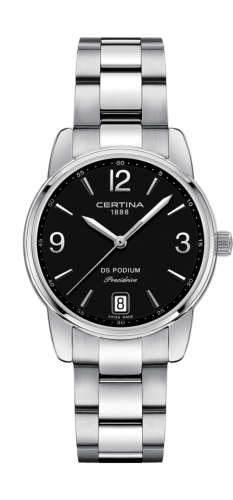 Certina DS Podium 33 Stainless Steel / Black / Bracelet C034.210.11.057.00