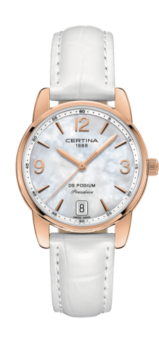 Certina DS Podium 33 Rose Gold PVD / MOP / Strap C034.210.36.117.00