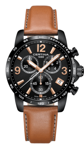 Certina DS Podium Chrono 1/10 PVD / Black / Strap C034.417.36.057.00
