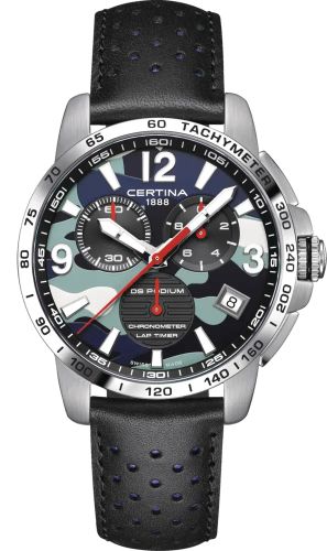 Certina DS Podium Lap Timer Stainless Steel / Monster Energy Yamaha Factory MXGP C034.453.16.047.00