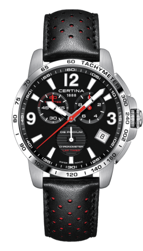 Certina DS Podium Lap Timer Stainless Steel / Black C034.453.16.057.00