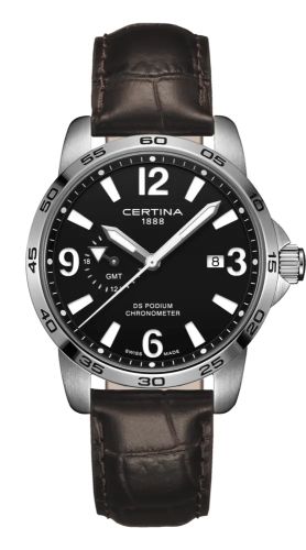 Certina DS Podium GMT Stainless Steel / Black C034.455.16.050.00