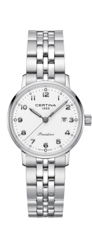 Certina Ds Caimano Lady Stainless Steel / White / Bracelet C035.210.11.012.00