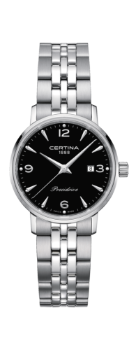 Certina Ds Caimano Lady Stainless Steel / Black / Bracelet C035.210.11.057.00