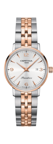 Certina DS Caimano Lady Stainless Steel - Rose Gold / Silver / Bracelet C035.210.22.037.01