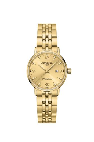 Certina DS Caimano Yellow Gold / Champagne / Bracelet C035.210.33.367.00
