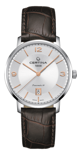 Certina DS Caimano Powermatic 80 Stainless Steel / Silver / Strap C035.407.16.037.01