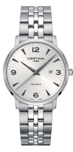 Certina DS Caimano 39 Stainless Steel / Silver / Bracelet C035.410.11.037.00