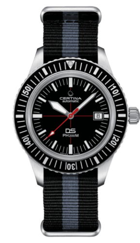 Certina DS PH200M Stainless Steel / Black / NATO C036.407.16.050.00