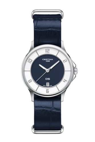 Certina DS-6 Lady Stainless Steel / Blue / NATO C039.251.17.047.00