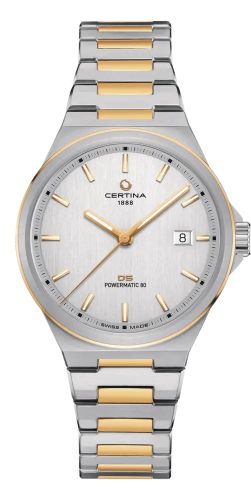 Certina DS-7 Powermatic 80 Stainless Steel - Yellow Gold / Silver / Bracelet C043.407.22.031.00