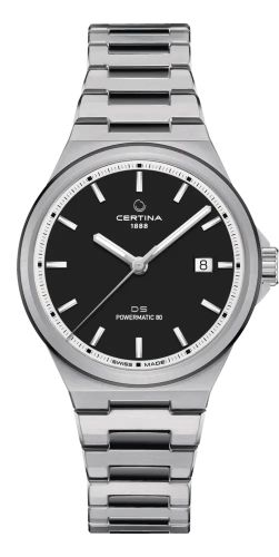 Certina DS-7 Powermatic 80 Stainless Steel / Black / Bracelet C043.407.22.061.00