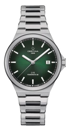 Certina DS-7 Powermatic 80 Stainless Steel / Green / Bracelet C043.407.22.091.00