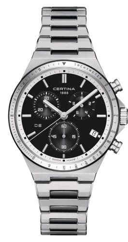 Certina DS-7 Chronograph Stainless Steel / Black / Bracelet C043.417.22.051.00