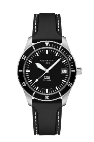 Certina DS PH100M Stainless Steel / Black / Rubber C044.410.17.050.00