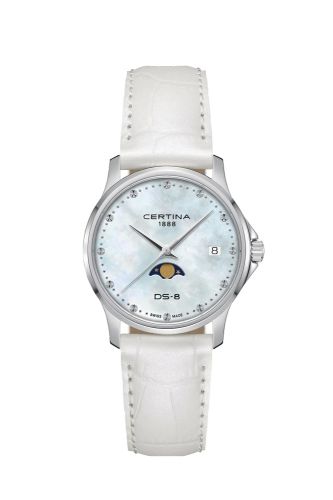 Certina DS-8 Moonphase Lady Quartz Stainless Steel / MOP C045.223.16.131.00