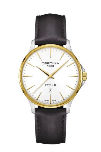 Certina DS-8 Gent Quartz Stainless Steel - Yellow Gold / Silver C045.410.26.031.00