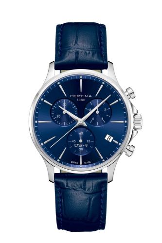 Certina DS-8 Chrono Stainless Steel / Blue C045.417.16.041.00