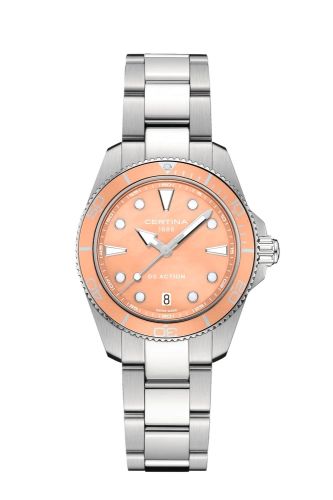 Certina DS Action Quartz 34.5 Stainless Steel / MOP / Bracelet C048.210.11.381.00