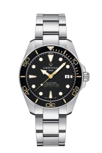Certina DS Action Diver 40.5 Powermatic Stainless Steel / Black / Bracelet C048.407.11.051.01