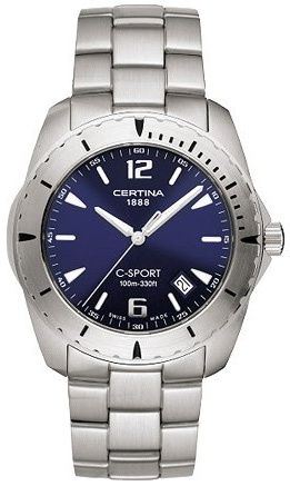 Certina C-Sport Stainless Steel / Bue / Bracelet C260.7198.42.56